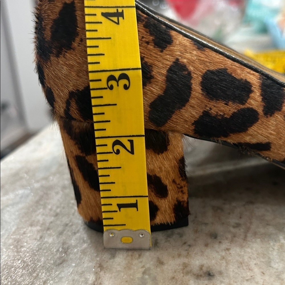 Talbots animal print heels size 7.5M Brown & Black - Picture 13 of 13